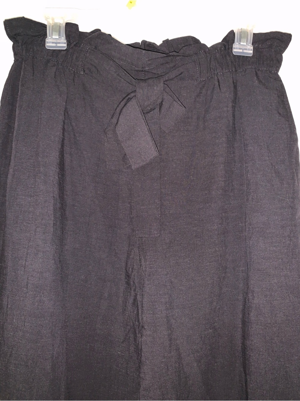 NWOT Emerson Fry Cropped Paris Paper Bag Linen Pants In Black Sizes M, XL - Picture 6 of 16